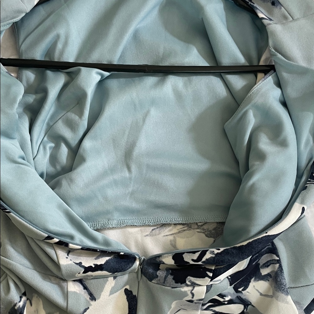 Enfocus Studio Floral Midi Dress‎ - Blue and White - Picture 12 of 13